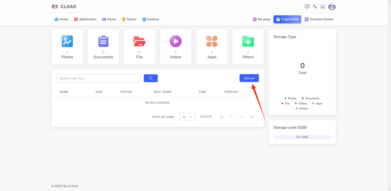 Upload Button