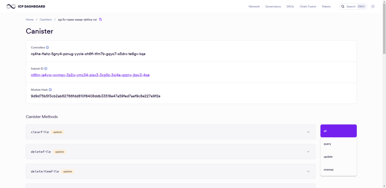 ICP Dashboard